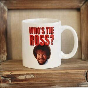 ☕🎨 Bob Ross Coffee Mug – Sip Happy Little Sips! 🎨☕